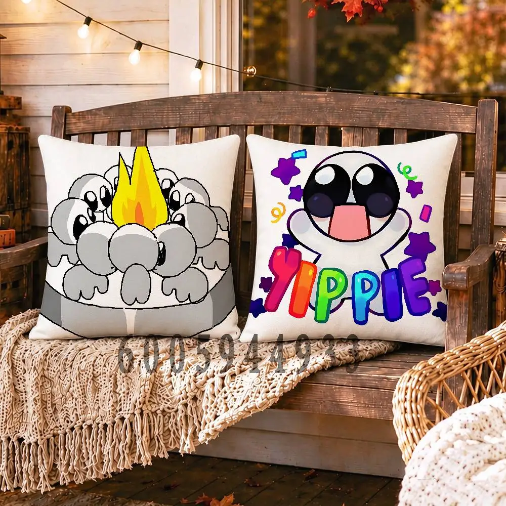 Y-Yippee Anime Celebrity Merchandise All-Match Printed Pillow Case Sofa Car Office Room Decoration Protector
