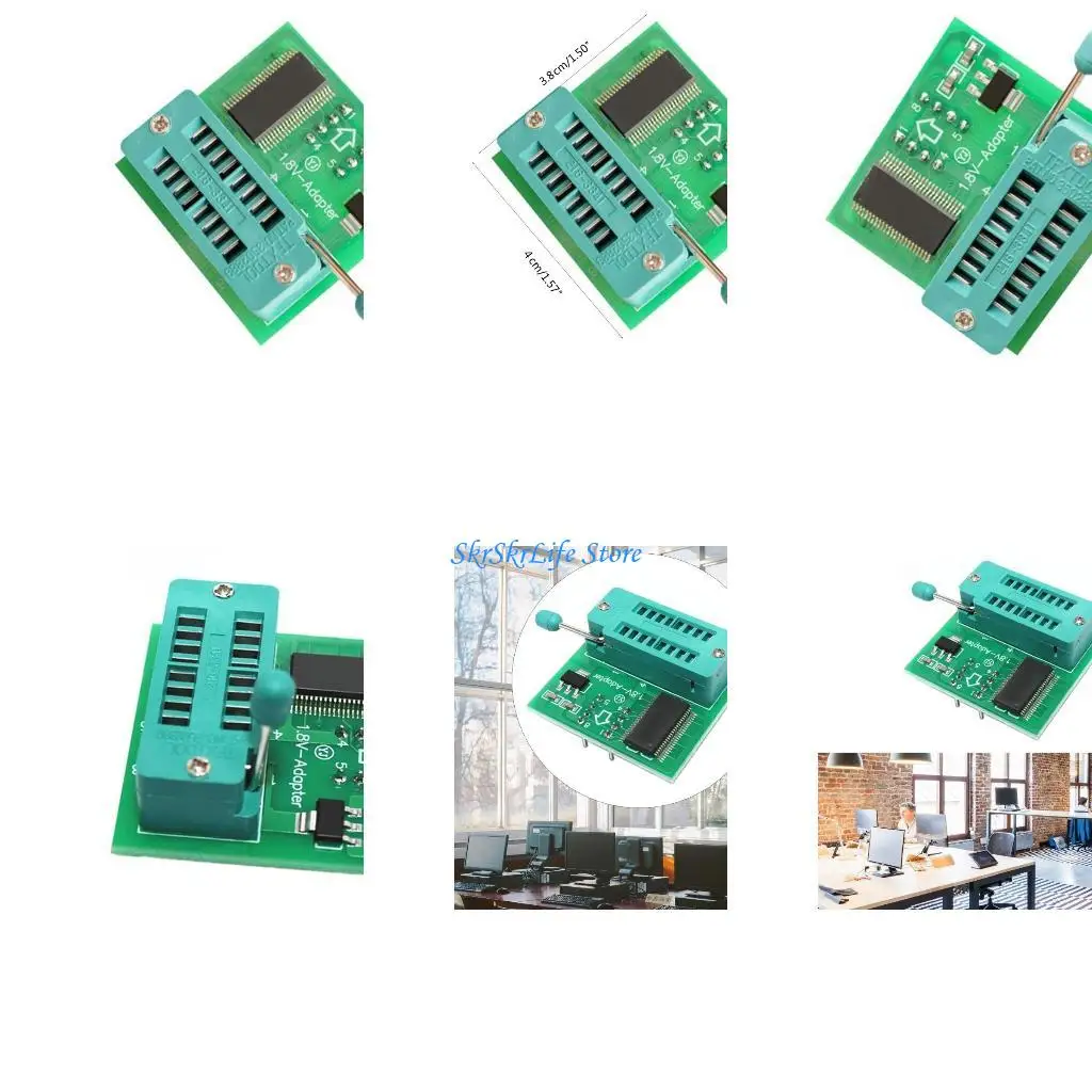 

E65E 1.8V Adapter SPI Flash SOP8 DIP8 Use On Programmers TL866CS TL866A EZP2010