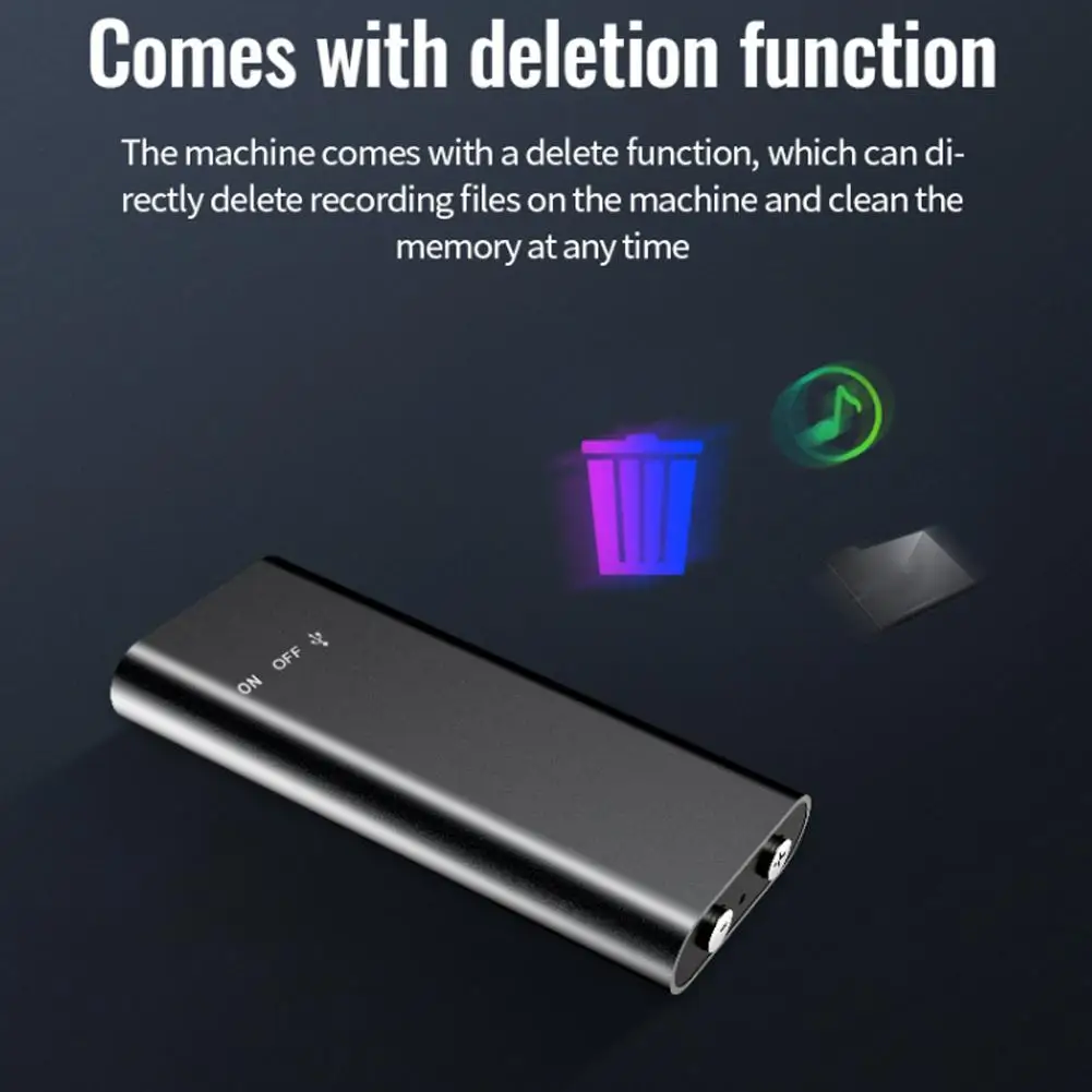 32GB Mini Voice Recorder Voice Activated Long Battery Recording Time Micro Waterproof Recorder Device For Lessons Meetings