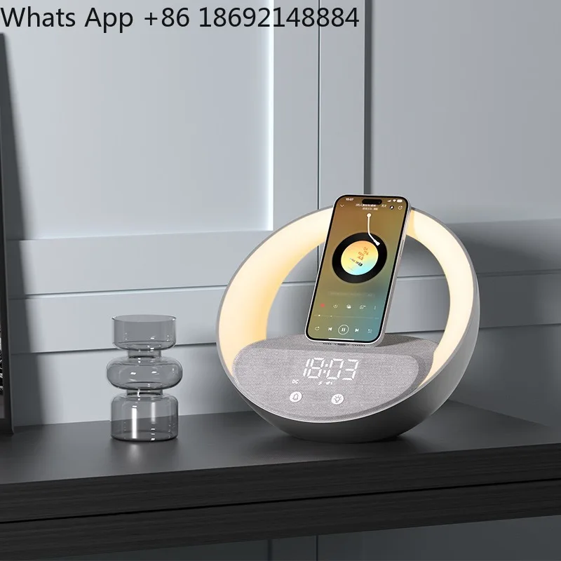 

Multifunctional wireless charging bluetooth audio night light bedside bedroom gift speaker