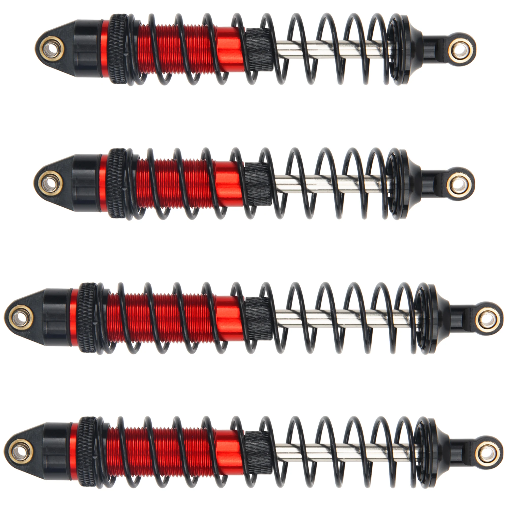 

4Pcs RC Front Rear Shocks Absorber Damper for 1/10 Arrma Bigrock 4X4 Senton Granite Vorteks Typhon 3s Blx 4X4