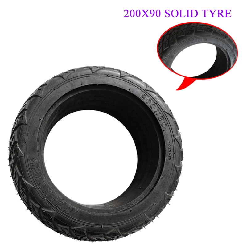200x90 solid tubeless tire, 8 inches, suitable for electric scooters, non inflatable tires for electric scooters