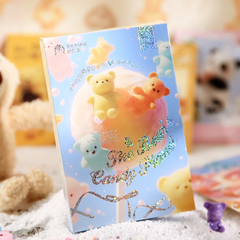 

Cute Boxed Postcards Teddy Bear Soft Candy Planet Series Pet Advanced Card Account Decoration Kids Gift School Stationery
