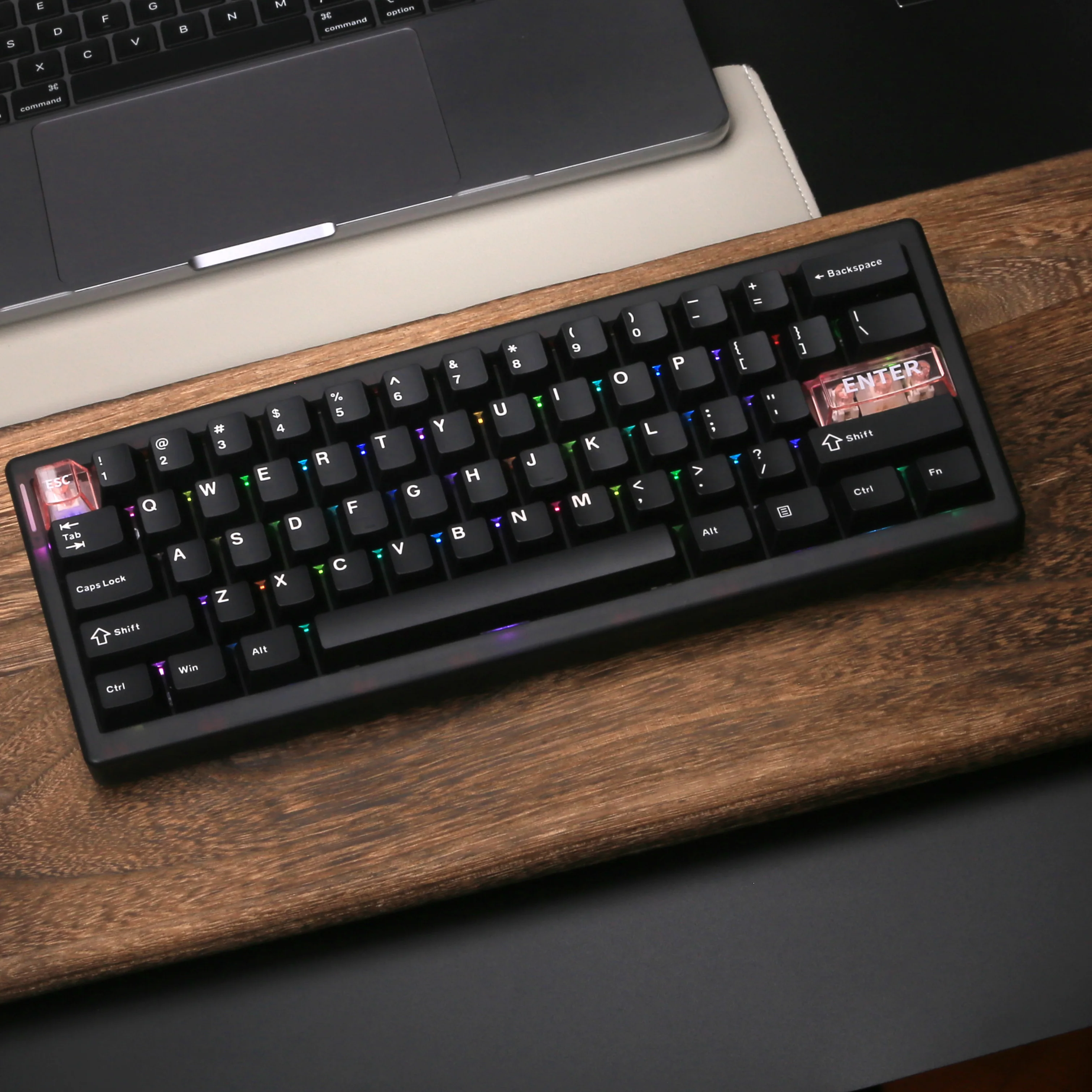 

ZUOYA QK61 QK75 Bluetooth Mechanical Keyboard RGB Backlit Gasket Structure 3-Mode 2.4G Wireless Hot Swap Keyboard for VIA/QMK