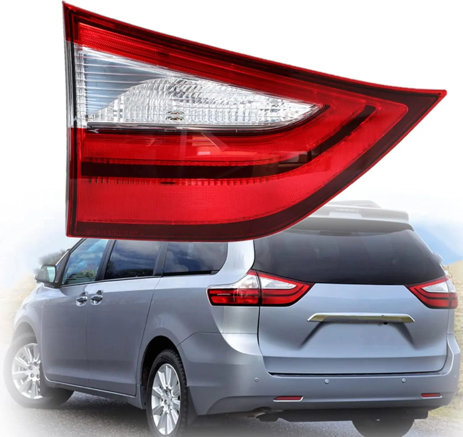 

1-Pack Rear Left Tail Light Brake Lamp Assembly Replacement for Sienna 2015-2020 Driver Side Inner