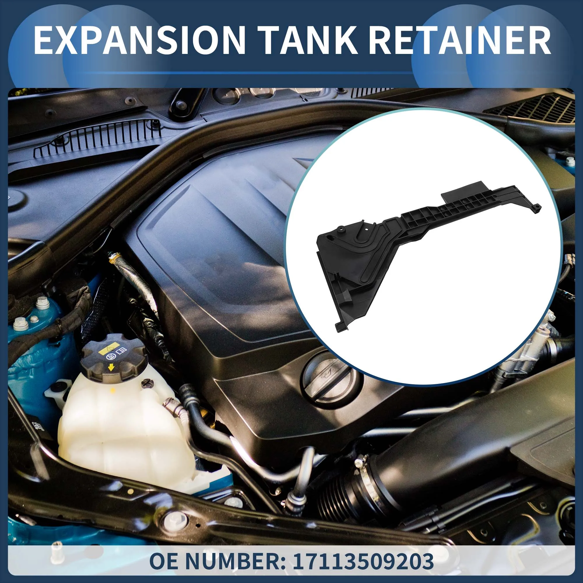 

Монтажная пластина бака охлаждающей жидкости радиатора UXCELL No 17113509203 для BMW E83 X3 серии 04-09