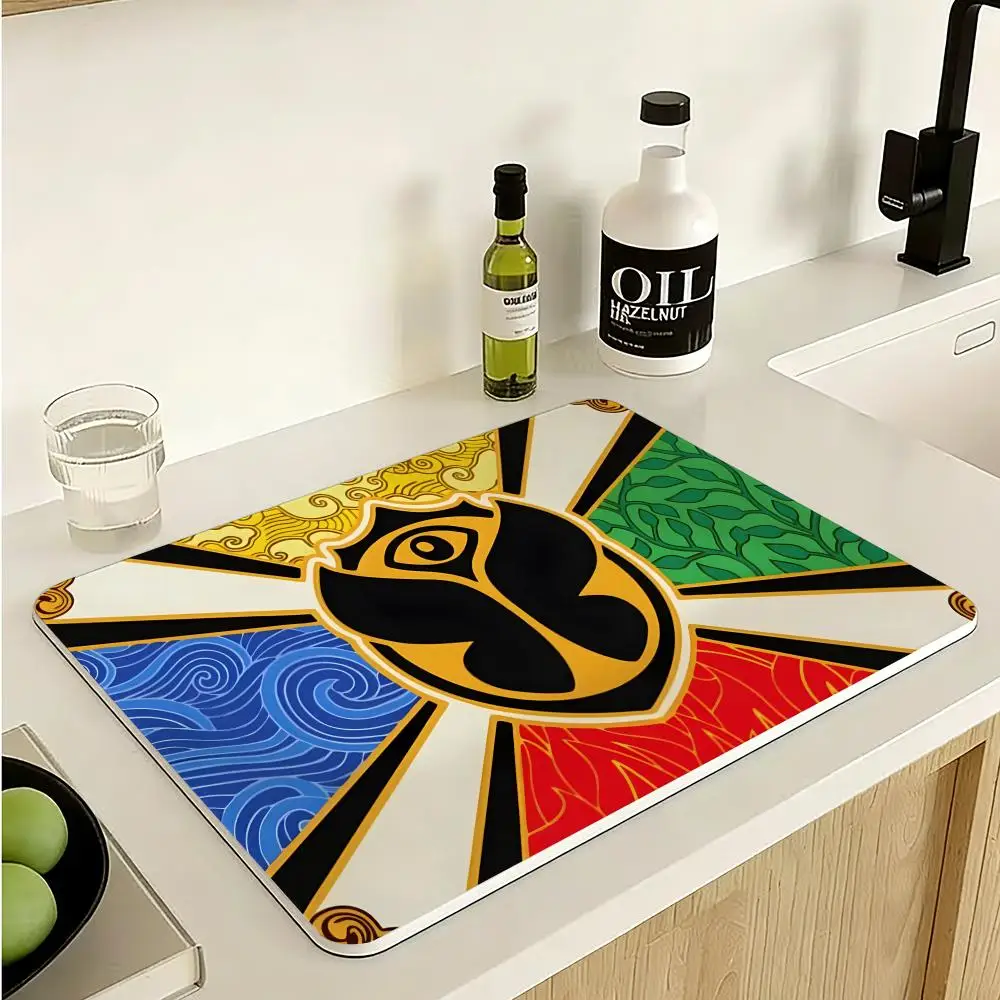 tomorrowland Floor Mat Diatomite Floor Mat Fast Drying Odor Resistant Non Slip Bath Kitchen Mat