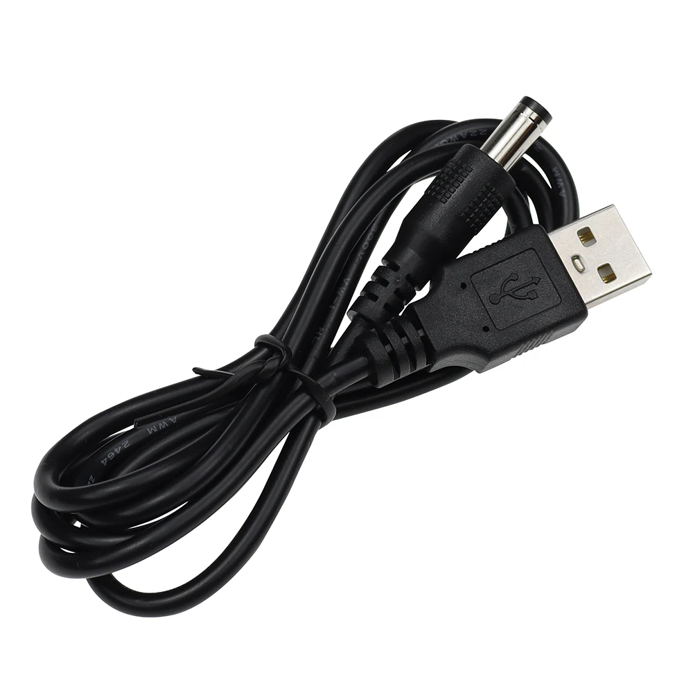 150pcs/lot 1M 2A USB A Male to DC 5.5*2.1mm Power Supply Plug Jack Extension Cable Connector Cord