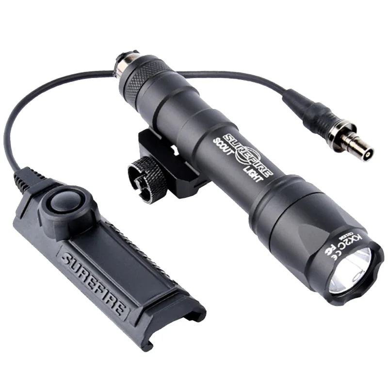 Lanterna tática de arma de brinquedo airsoft surefire m300 m600 ue07 função dupla interruptor de pressão remota se encaixa em trilho de 20mm para caça