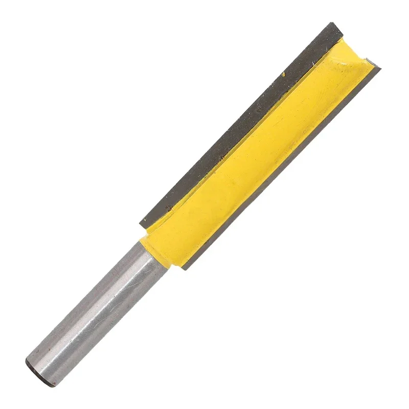 

8mm Shank 50mm 77mm Long Straight Router Bit 1/2" Milling Cutting Diameter Edge Woodworking Trimming Cutter Knife