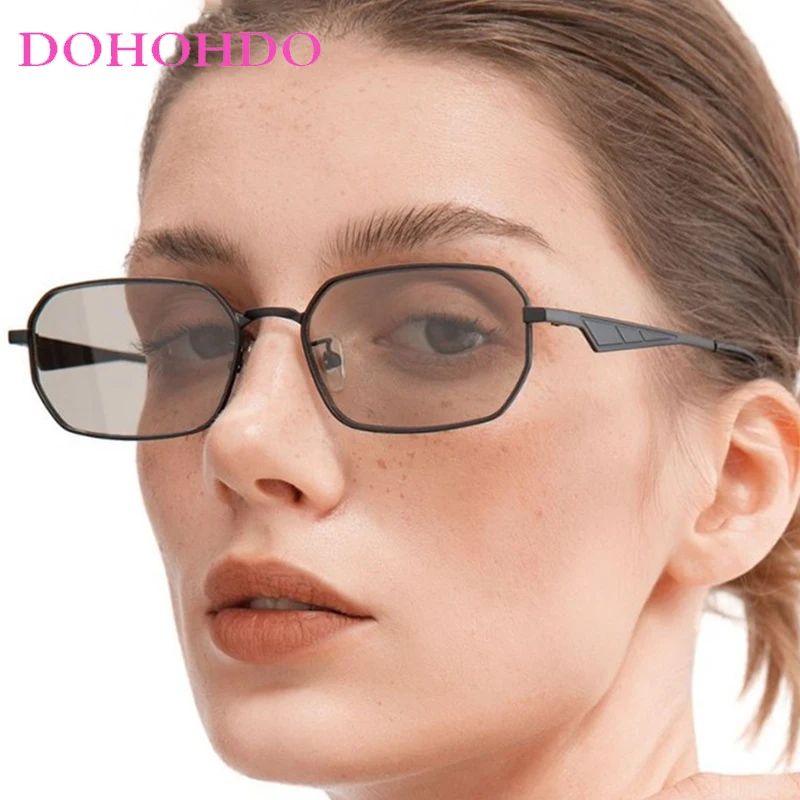

Senior Metal Polygonal Women Sunglasses Trend Luxury Brand Design Vintage Punk Men Sunglass Outdoor Driving Shades Unisex UV400