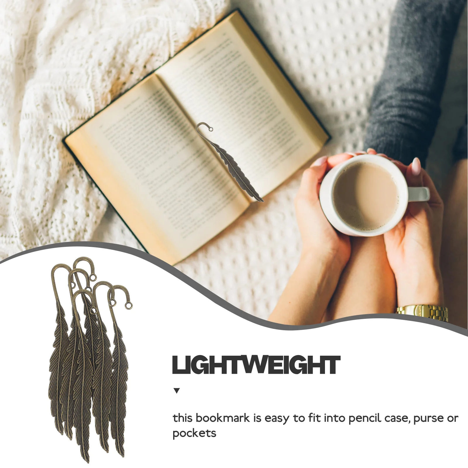 

6Pcs Vintage Metal Bookmarks Retro Style Page Markers Reading Accessories Gift Set Bookmarks Metal Bookmark