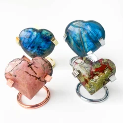 Metal Display Stand, Heart Support Base, Crystal Sphere Stand Crysta Gift, For Home Room Living Room Office Decoration