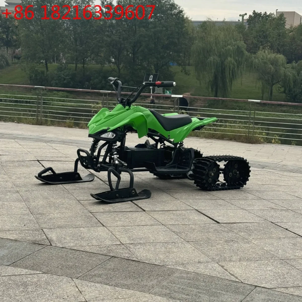 Augo recreational kart snow two-wheeled off-road vehicle children's small electric motorcycle