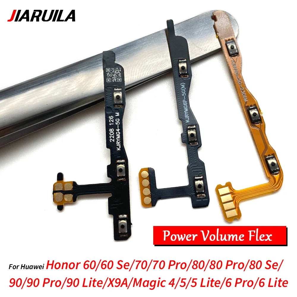 Power Switch On/Off Button Volume Key Button Flex Cable For Huawei Honor 50 60 70 80 90 Pro Se Lite Magic 4 5 6 7 Pro Lite image 4