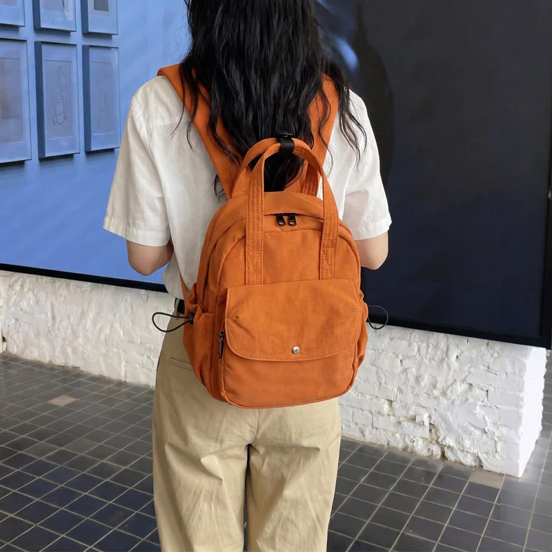 Waterproof Nylon Backpack Female Shoulder Bag Light Weight Ladies Hand Bag Travel Women Backpack Daypack Bagpack Softback