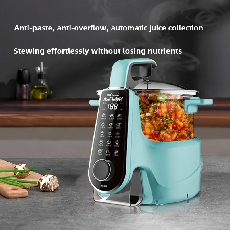 Jiesai Gemside Intelligent Automatic Frying Machine Smoke free Cooking Pot Home Electric Frying Pot Frying Robot S20