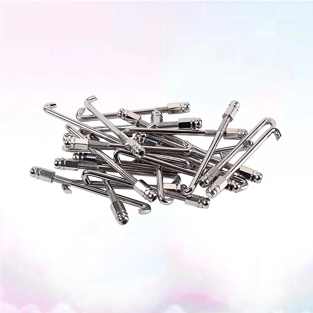 

24 Pcs Guitar Hook Banjo Brackets Nut Accessories Standard Meal Parts Round Metal for Thread up