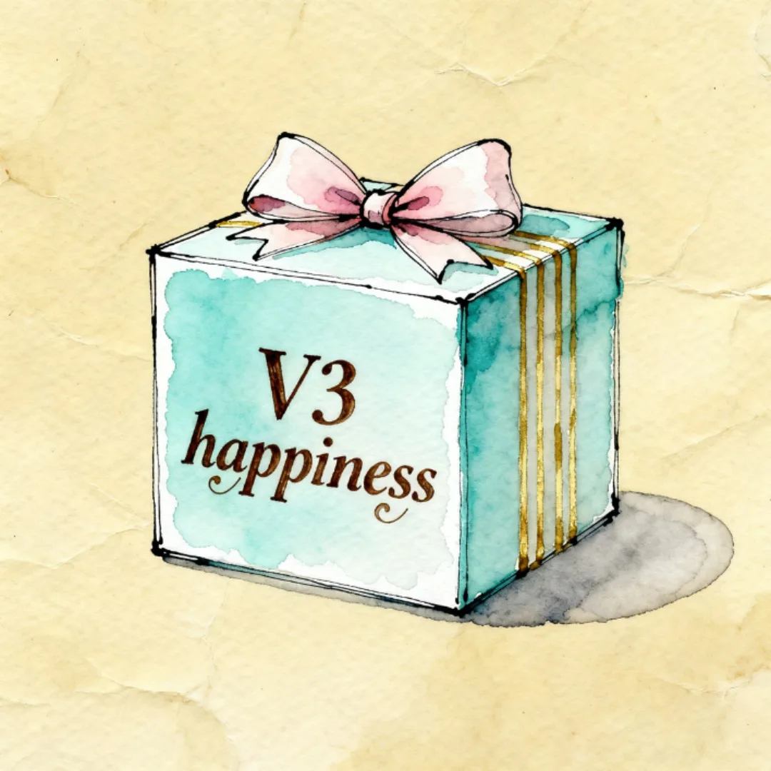 2025 LA الجديد #   FUFU العصرية قلادة V3 دمية دمية صندوق أعمى هدية، لطيف الفينيل دمية المفاتيح هدية عيد ميلاد صندوق أعمى