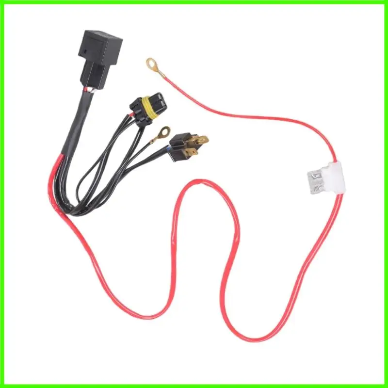 

Universal Motorcycle Light Wiring Harness Quick Designs Simple Installation for Low High Beams Modification