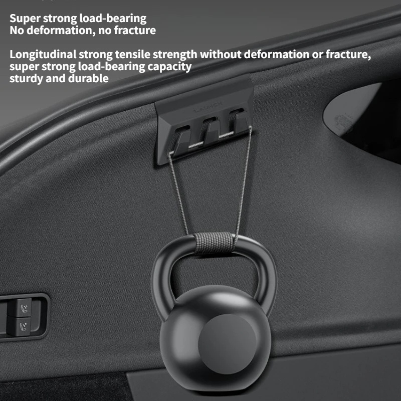Rear Trunk Hook Side Hidden Hooks Storage Holder Bag for Tesla Model Y/YL Juniper Launch 2025 Interior Decoration Accessories
