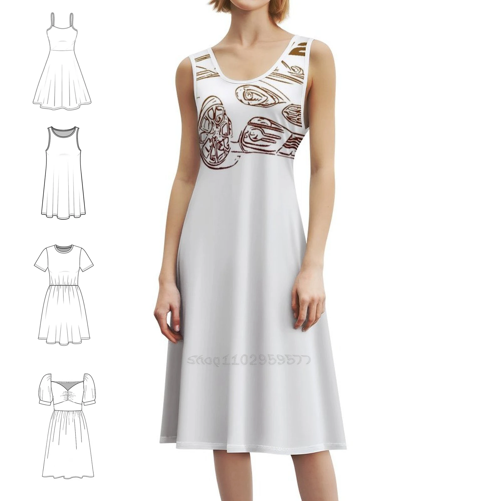 

Классическое платье-комбинезон с цветочным принтом 124 «Паук» для женщин, весна-лето, повседневное платье для вечеринки 124, классическая женская одежда «Паук»