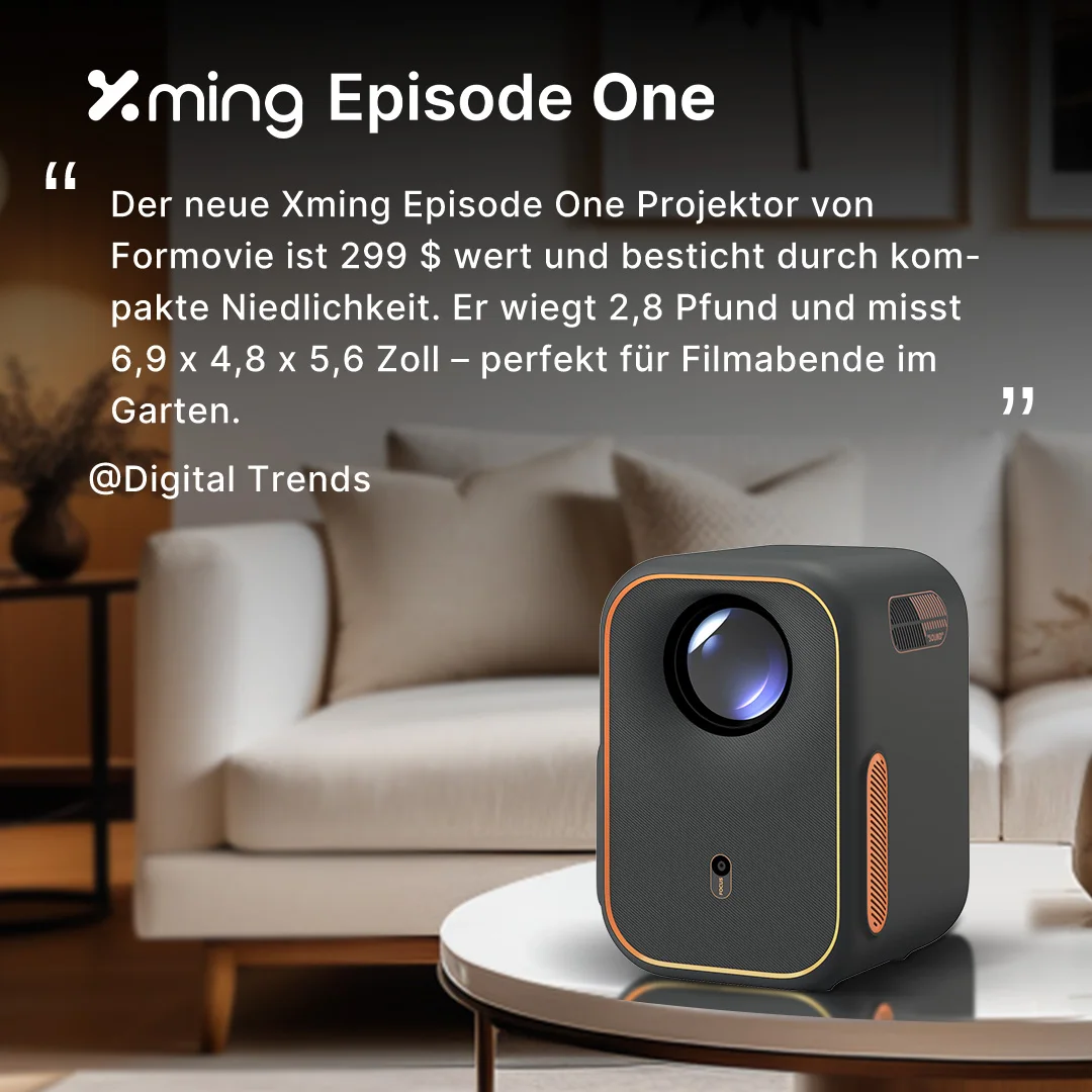 July007 2025 Newest Xming 1080P LED Lamp Smart Mini Projector Full HD Portable Home Theater Projector Google TV with Netflix 2G