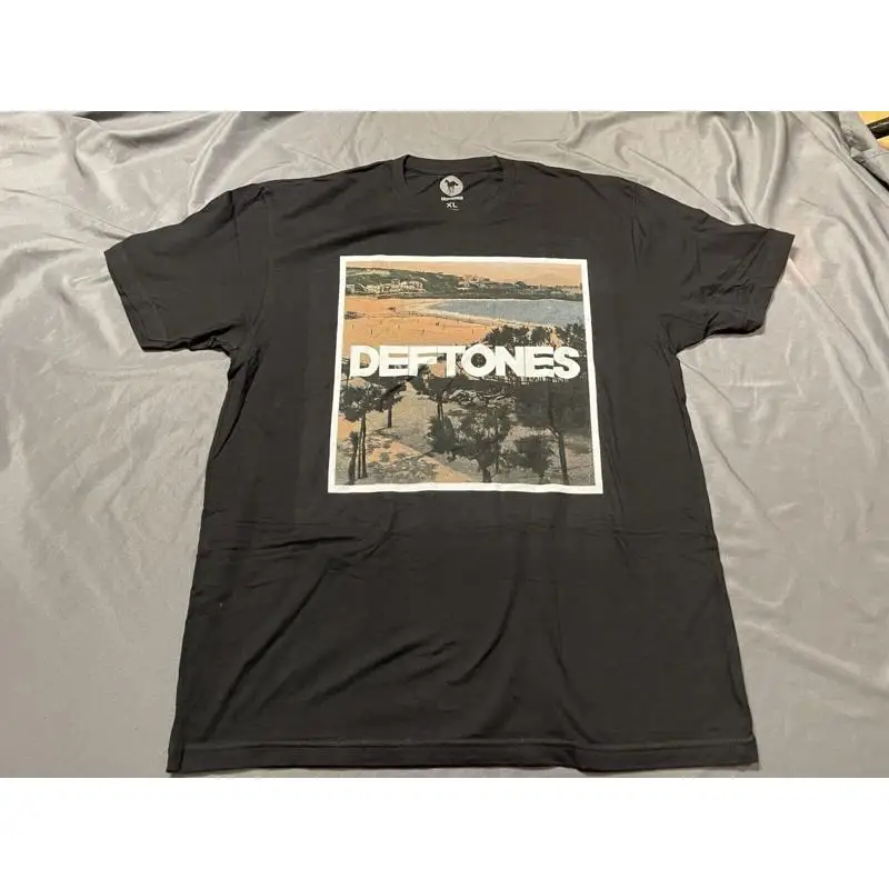 

Футболка Deftones 2015 Tour Официальная двусторонняя дата Концерт Nu Metal команда сна