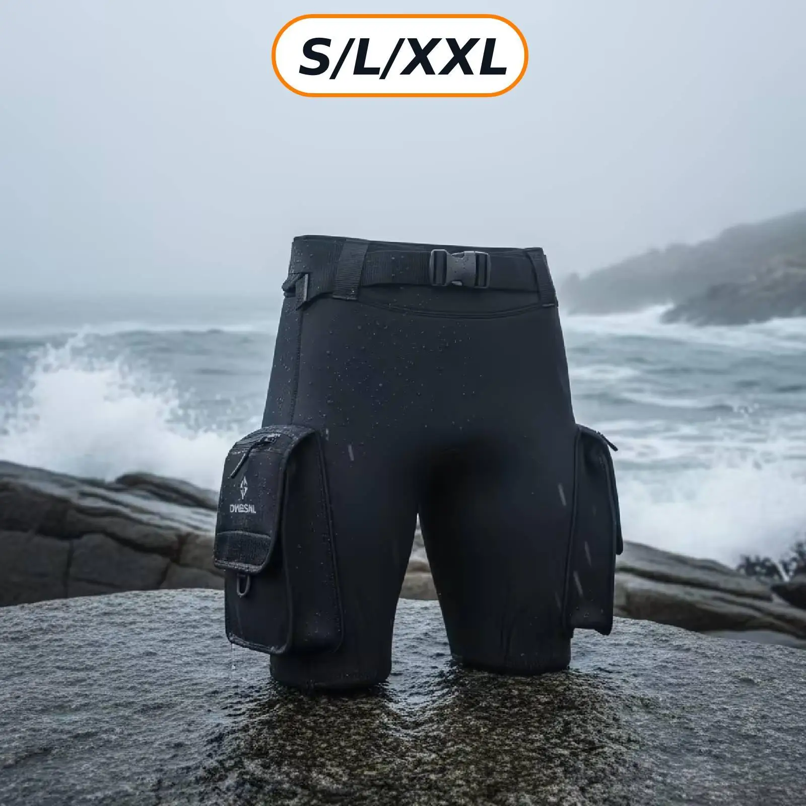 Diving Shorts Waterproof Neoprene Thick Wetsuit Pants Outdoor Swimwear for River Trekking and Sailing