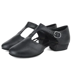 Scarpe da ballo in vera pelle scarpe da allenamento morbide da donna scarpe da balletto scavate per adulti scarpe da zampa di gatto scarpe da ginnastica per balletto
