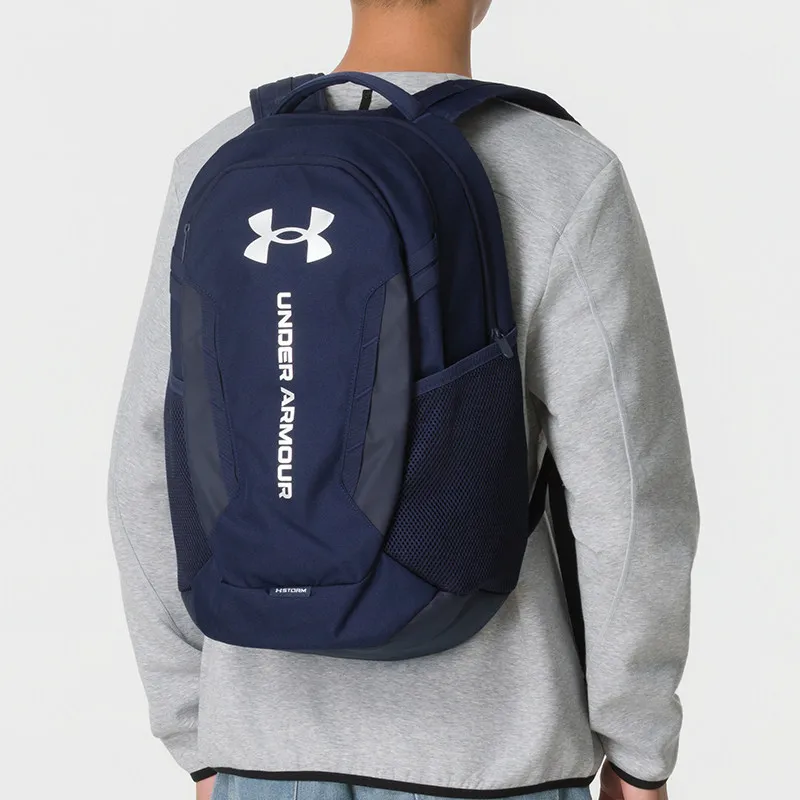 Under Armour Hustle 6.0 Backpack 1384672-411 Medium Laptop Backpack For School Sports Daily Use