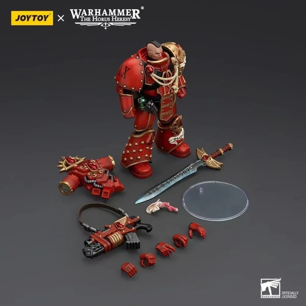 YTOY Warhammer Action Figures, Blood Angels, Raldoron, Premier Capitaine des Blood Angels, Collection Model Toy, 30k, Chaîne, Magasin E Vets, 1/18