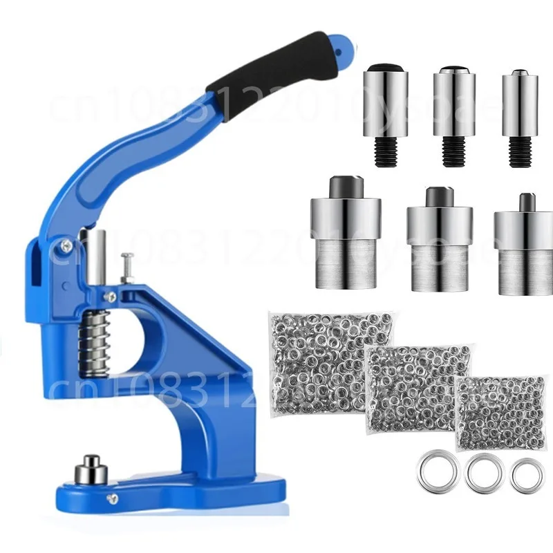 For Manual Hand Press Machine, Eyelet Snap Button Rivet Puncher With Installation Mould Tools