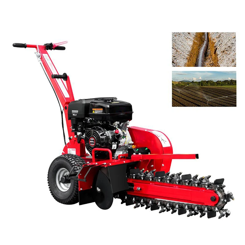 Farm Field Trenching Machine Outdoor Farming, Land Clearing, Weeding, Trenching, Infrastructure Construction Machine(Customized)