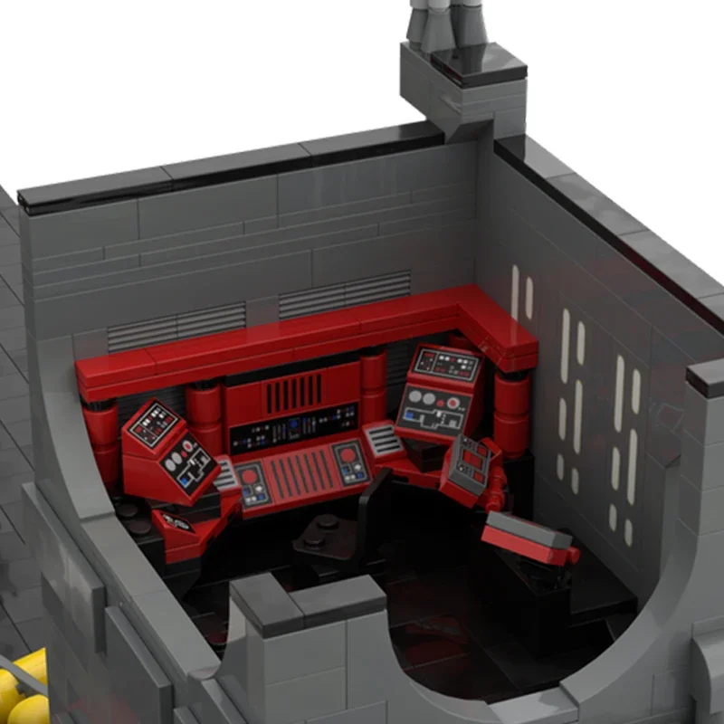 MOC Building Bricks of Death Star Dock, Blocos Modulares, Brinquedos de Natal, Conjuntos DIY, Montagem, Modelo de Filme, Modelo Popular, UCS, Tecnologia