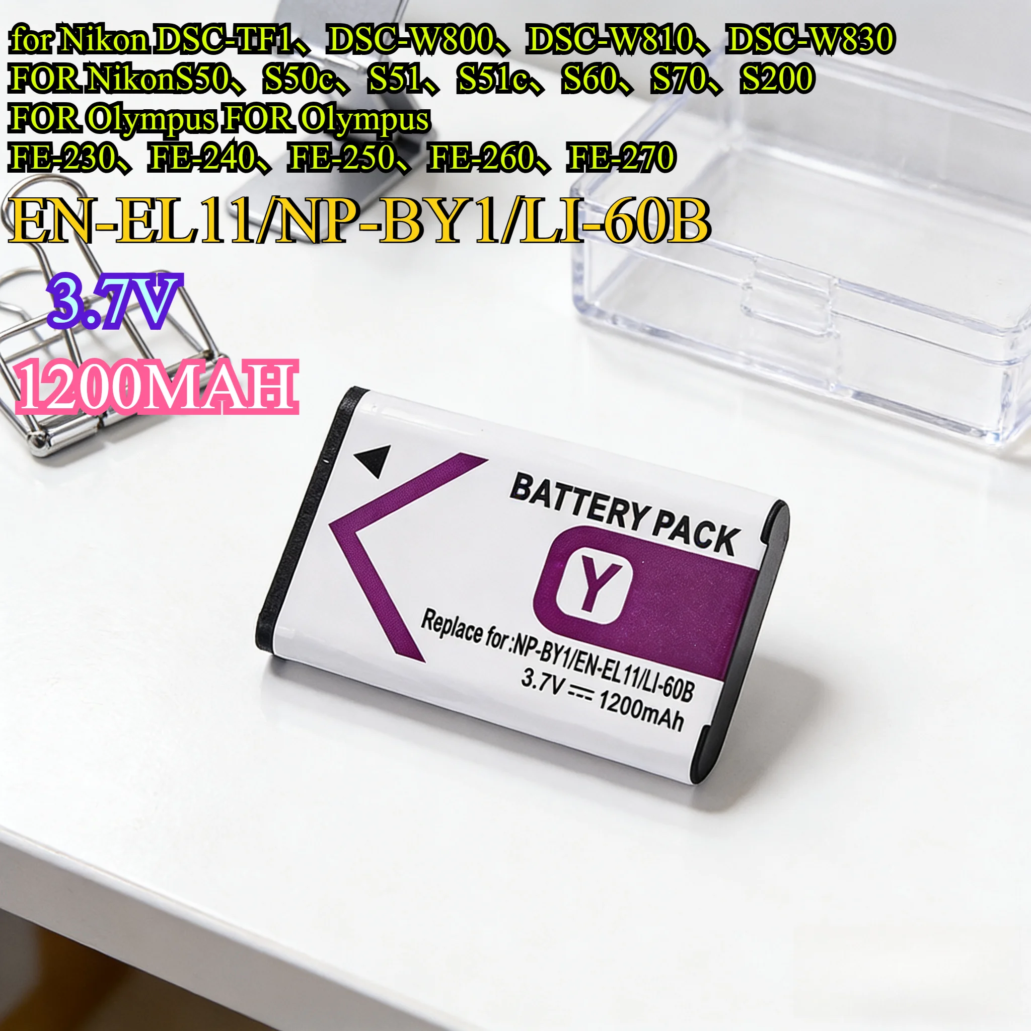 1200Mah EN-EL11/NP-…