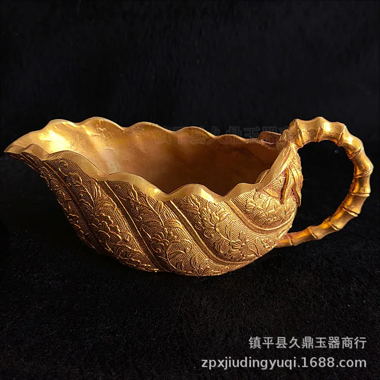 

Wholesale of gold-plated copper cups, wholesale of home and office collection ornaments, gold cups