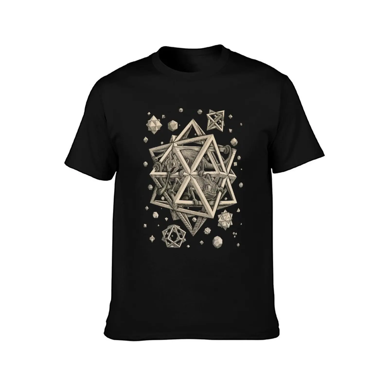 Escher - Stars T-Shirt Breathable Mesh Panel T-Shirt