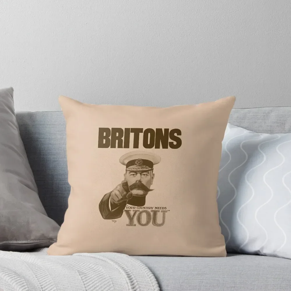 Britons Your Country Needs You - Lord Kitchener Throw Pillow Pillow Case Christmas Pillowcase Cushion pillow