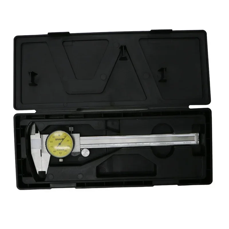 150mm 6 Inch Precision Dial Caliper Dial Vernier Caliper Micrometer Gauge Dial Caliper 0.01mm