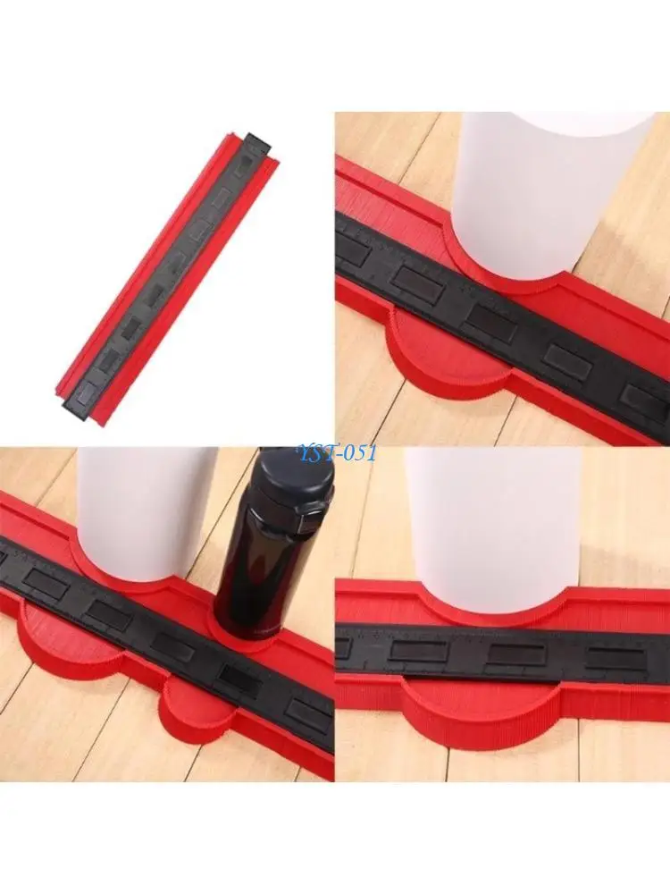 

E15A Gauge Duplicator-Ceramic Tile Carpet Cutting Template Profile Measuring Angle-Ruler Duplicator Woodworking Tools
