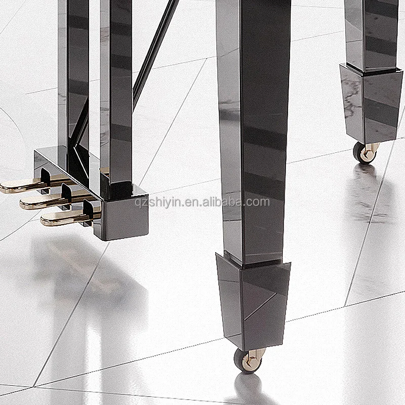 Hooqu Akoestische Hele Zwart Gepolijst Grand Digital Piano