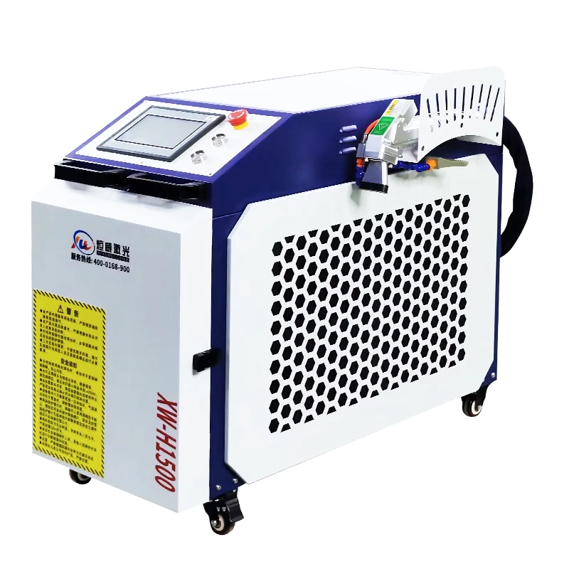 Handheld cleaning machine derusting machine 3000 watts stainless steel paint removal oil removal pulse cleaning machine