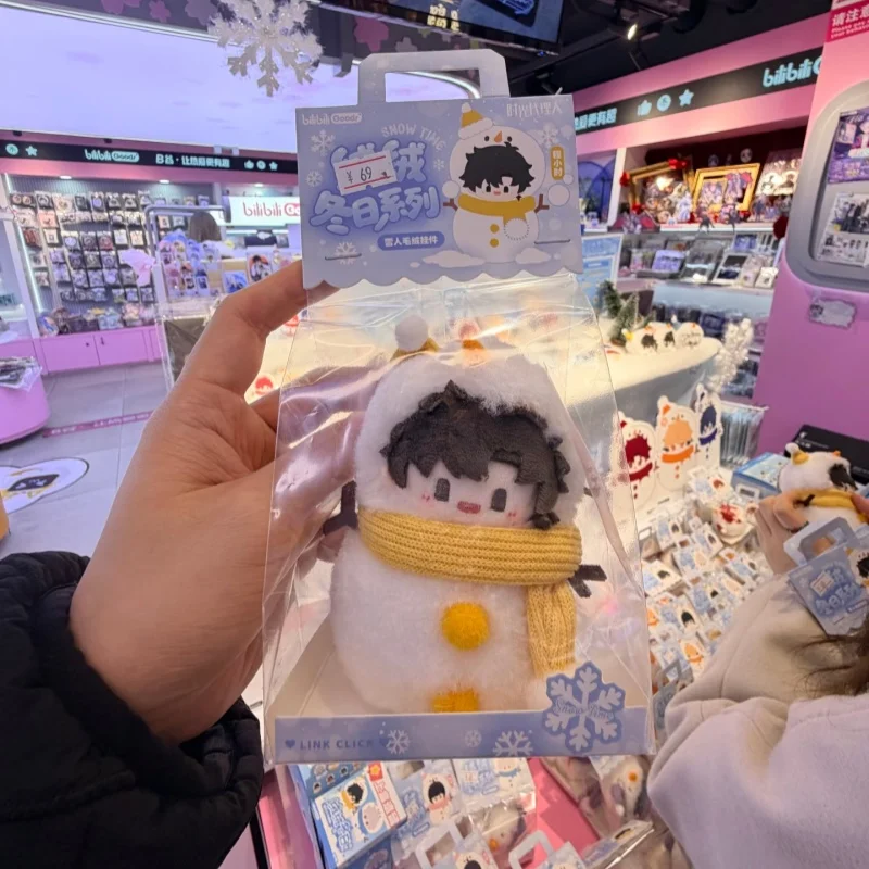 

Серия Snow Time, плюшевый кулон со снеговиком, акриловый магнит на холодильник, Чарльз Лукас Джо, коллекционные предметы, аниме-игрушка, кулон/значки