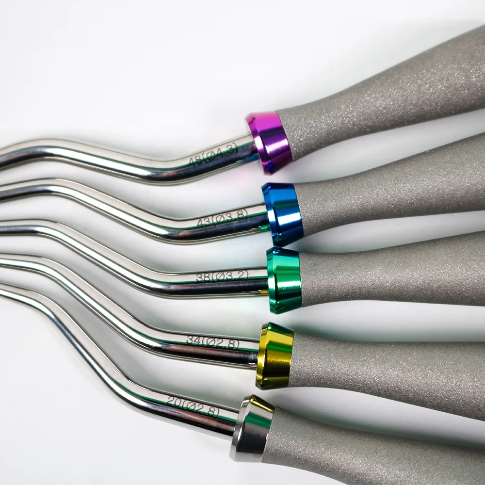 

5Pcs Dental Surgical Implant Dentium XOF Angled Osteotome Kit