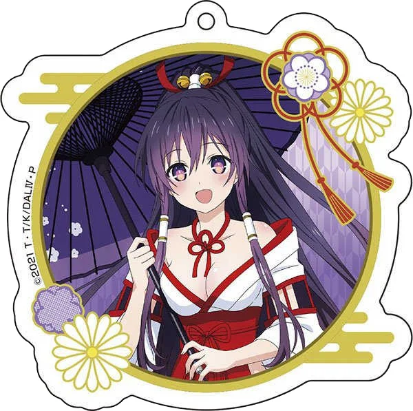 Anime Fans Gifts Charm HD Character Date A Live IV Acrylic Keychain Tokisaki Kurumi Ornament Series About 6cm