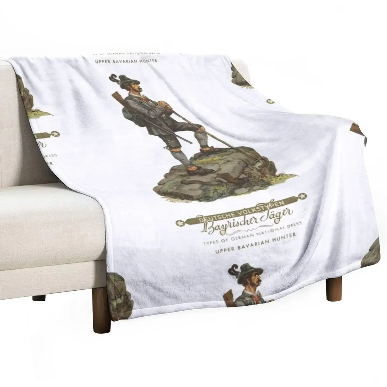 

Bavarian Hunter...Bayrischer Jger Throw Blanket Blankets For Baby Decorative Beds For Baby Decoratives Blankets