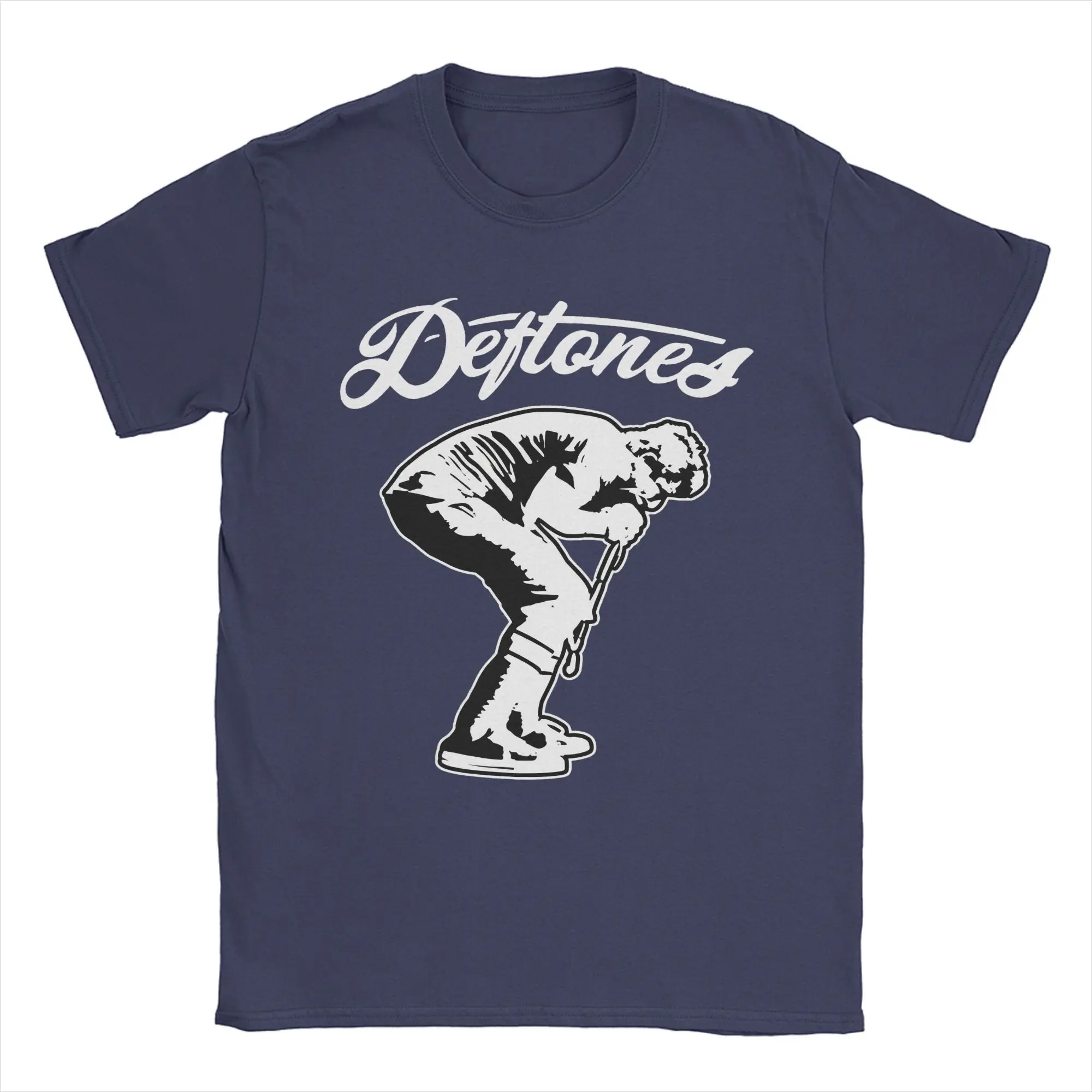 Casual Deftones Band Metal Music  T Shirt Unisex Crewneck Short Sleeve Clothes  Cotton Summer Tops