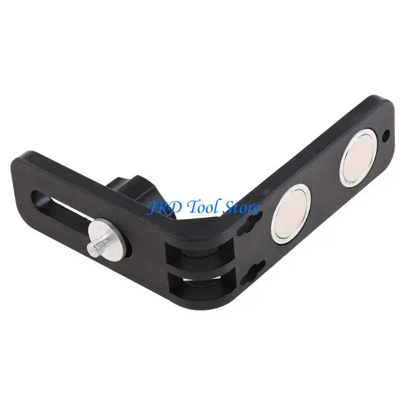A2UD   Level Brackets Iron Magnets Adsorption L-shape   Level Support Tripods Adapters for   Level Magnets Adsorption