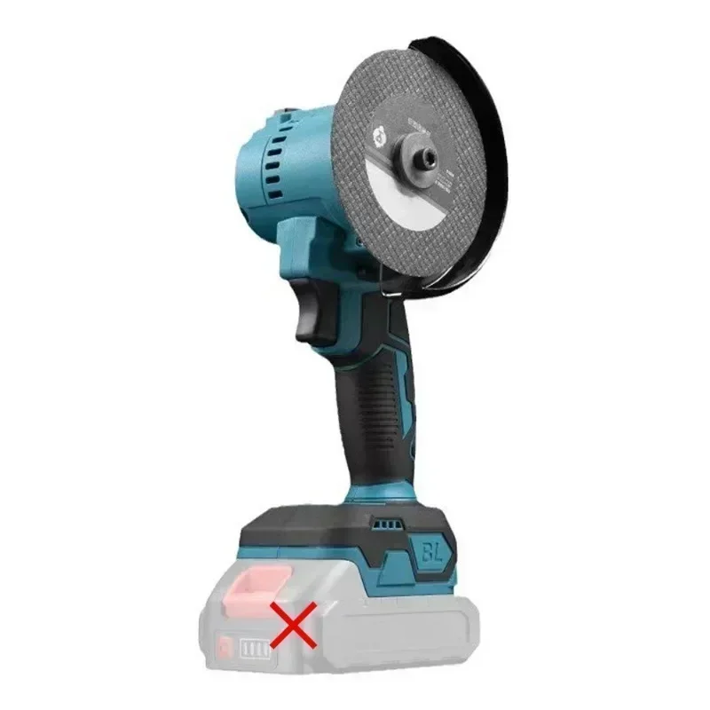 

New 18V Mini Brushless Angle Grinder 75mm Electric Polishing Grinding Machine Cordless Power Tool NO Battery for Makita Battery